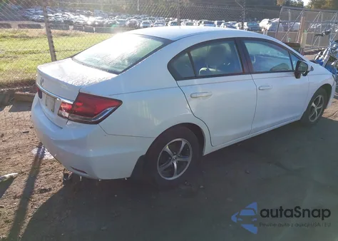 2015 Honda Civic Se z USA, uszkodzony, nr VIN 2HGFB2F70FH554195